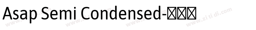 Asap Semi Condensed字体转换
